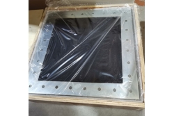 Steel honeycomb waveguide ready for shipment